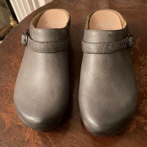 Grey Dansko clogs . New